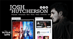 Desktop Screenshot of joshhutcherson.com